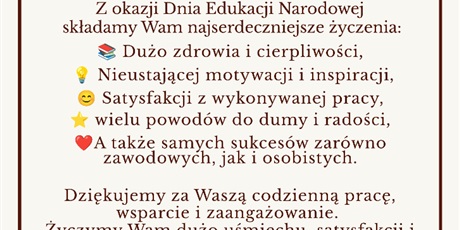 📚🍎 Dzień Edukacji Narodowej