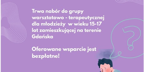 Grupa warsztatowo-terapeutyczna dla młodzieży
