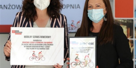  I miejsce w VIII edycji kampanii Rowerem do pracy i szkoły - Kręć kilometry dla Gdańska