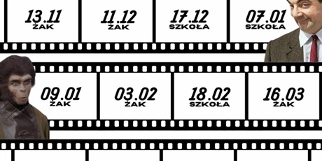 Kalendarz spotkań szkolnego koła filmowego "Dżwig"