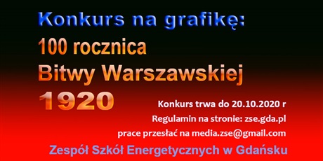 Konkurs na grafikę komputerową pt. 100. rocznica Bitwy warszawskiej