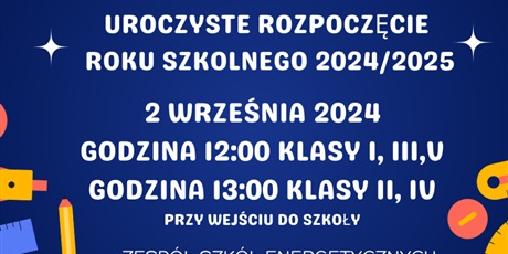 Uroczyste rozpoczęcie roku szkolnego 2024/2025