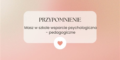 Pedagog szkolny i psycholog szkolny