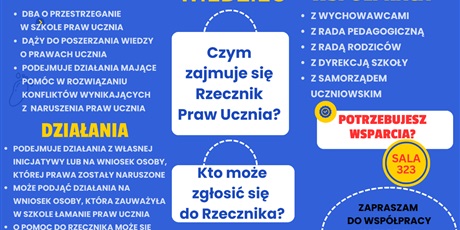 Powiększ grafikę: Rzecznik Praw Ucznia