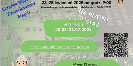 Rekrutacja na płatny staż - lato